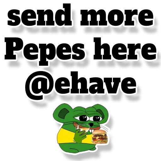 Sticker Pepe Mouse