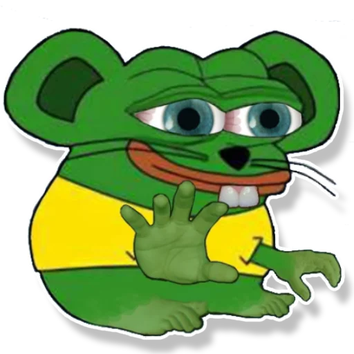 Sticker Pepe Mouse