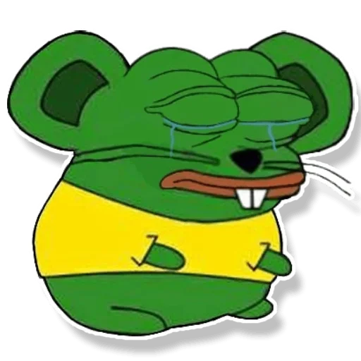 Sticker Pepe Mouse