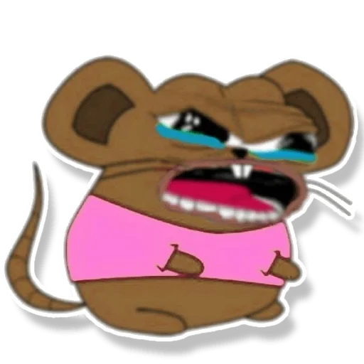 Sticker Pepe Mouse