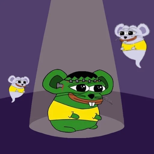 Sticker Pepe Mouse