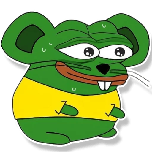 Sticker Pepe Mouse