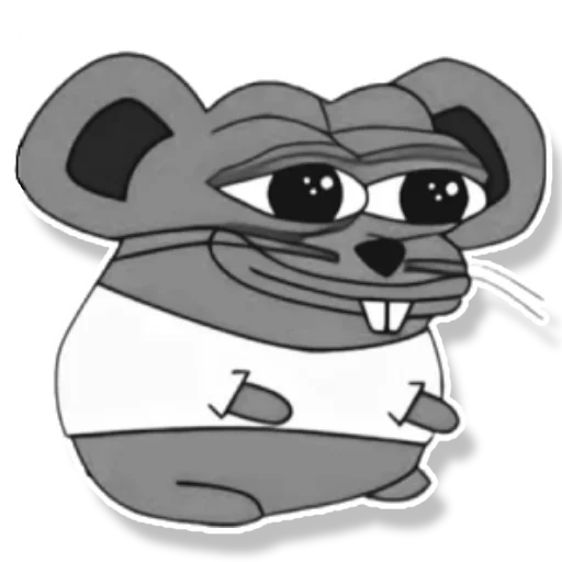 Стикер из набора "Pepe Mouse"