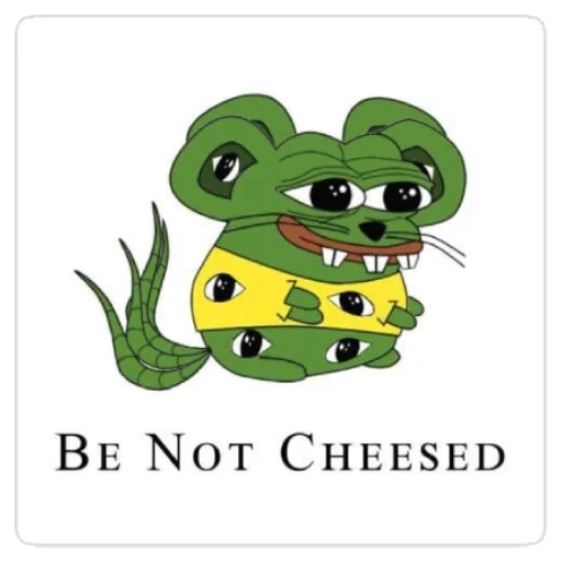 Sticker from the "Pepe Mouse" sticker pack