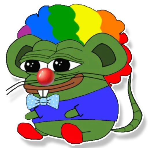 Sticker Pepe Mouse