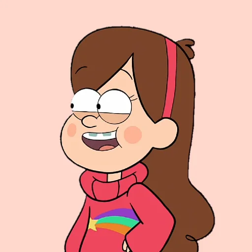 Sticker from the "Gravity falls Fadel" sticker pack