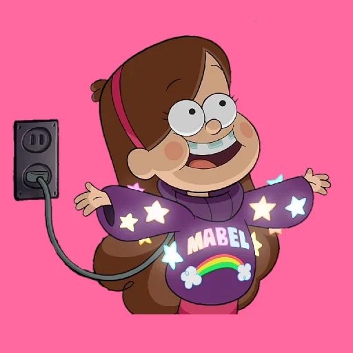 Sticker from the "Gravity falls Fadel" sticker pack