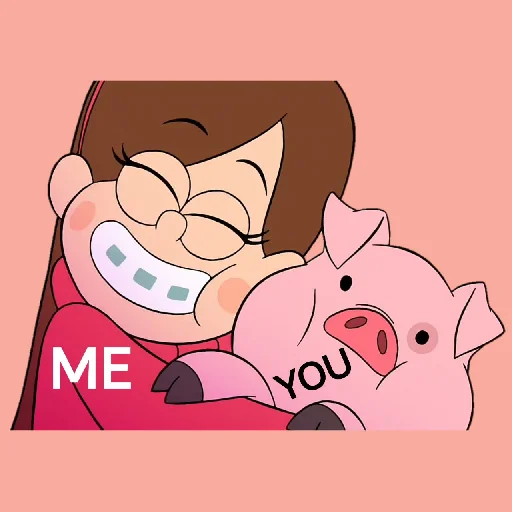 Sticker from the "Gravity falls Fadel" sticker pack