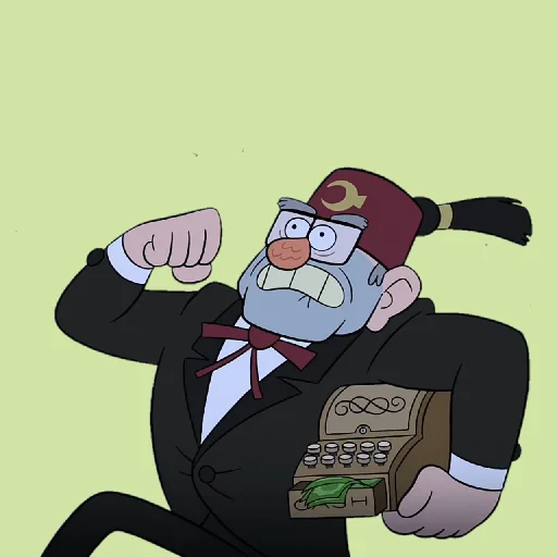 Sticker from the "Gravity falls Fadel" sticker pack