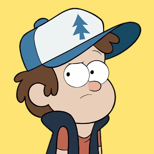 Sticker from the "Gravity falls Fadel" sticker pack