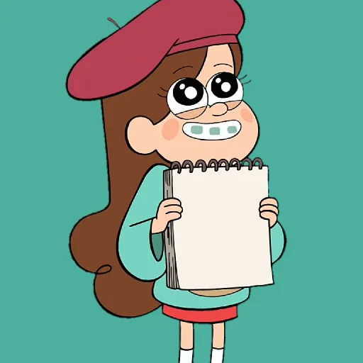 Sticker from the "Gravity falls Fadel" sticker pack