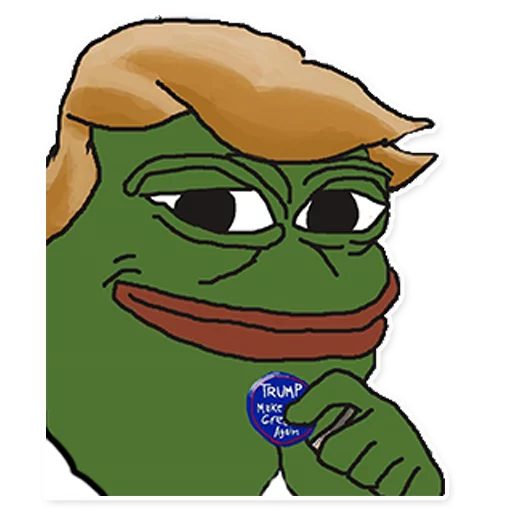 Sticker from the "PepeTrump" sticker pack