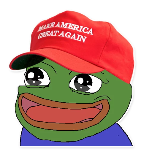 Sticker from the "PepeTrump" sticker pack