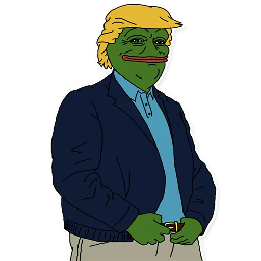 Sticker from the "PepeTrump" sticker pack