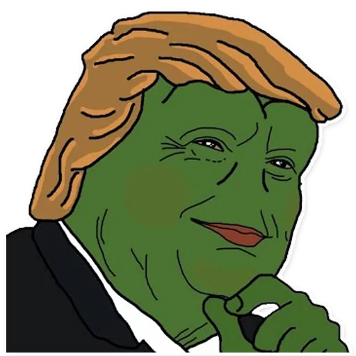 Sticker from the "PepeTrump" sticker pack