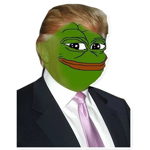 Sticker from the "PepeTrump" sticker pack