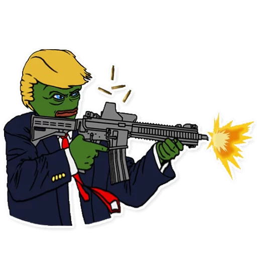 Sticker from the "PepeTrump" sticker pack