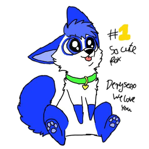 Sticker from the "Dery The Fox" sticker pack