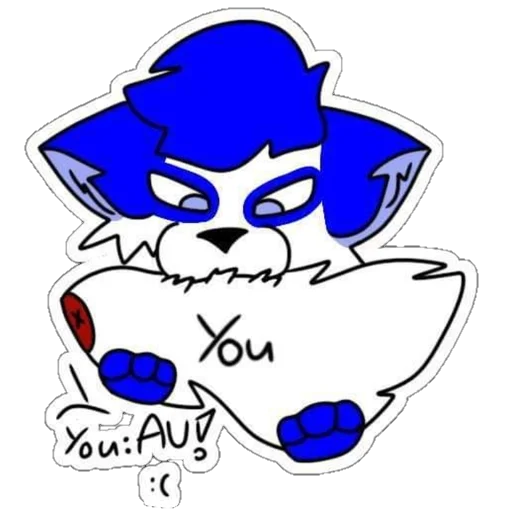 Sticker from the "Dery The Fox" sticker pack