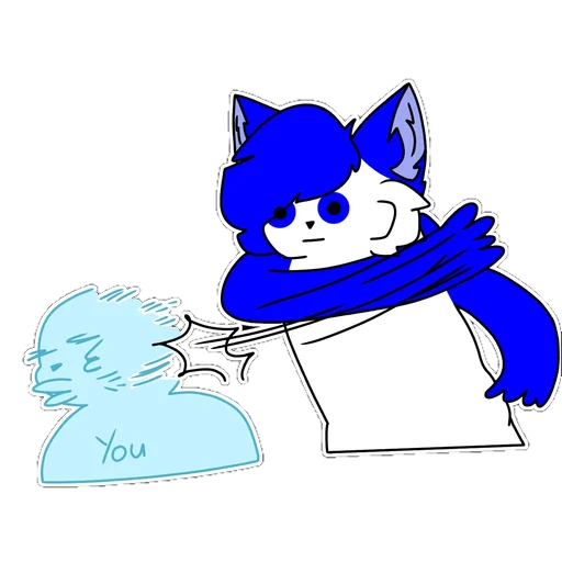 Sticker from the "Dery The Fox" sticker pack