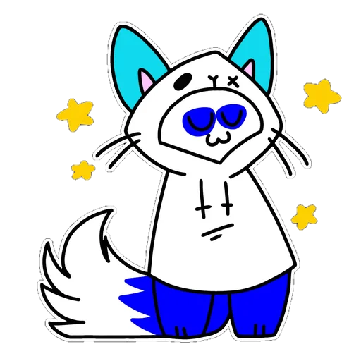 Sticker from the "Dery The Fox" sticker pack