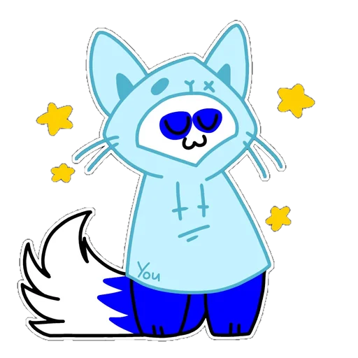 Sticker from the "Dery The Fox" sticker pack