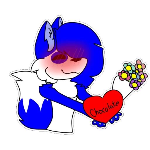 Sticker from the "Dery The Fox" sticker pack