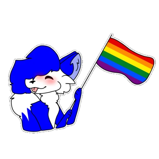 Sticker from the "Dery The Fox" sticker pack