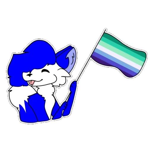 Sticker from the "Dery The Fox" sticker pack