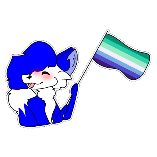 Sticker from the "Dery The Fox" sticker pack