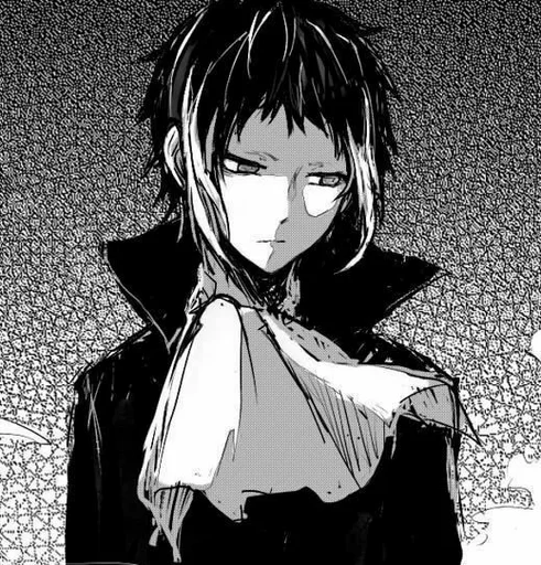 Стикер из набора "Akutagawa Ryunosuke"