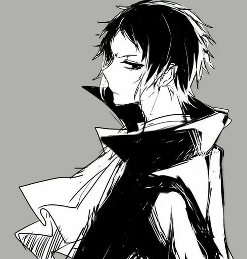 Стикер из набора "Akutagawa Ryunosuke"