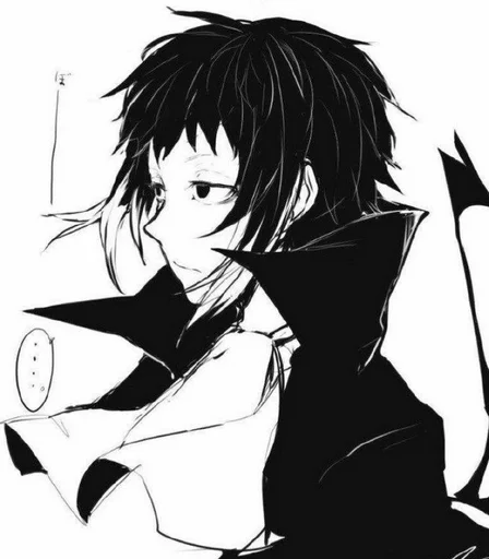 Стикер из набора "Akutagawa Ryunosuke"