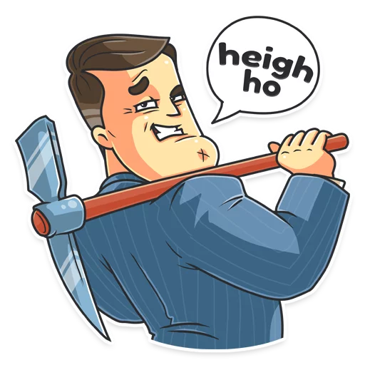 Sticker from the "Mr. Trader" sticker pack