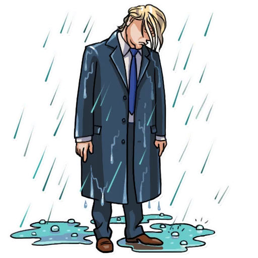 Sticker from the "Mr. Trump" sticker pack