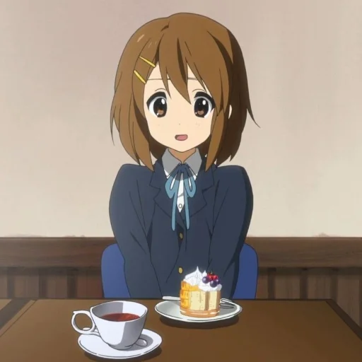 Стикер из набора "yui Hirasawa"