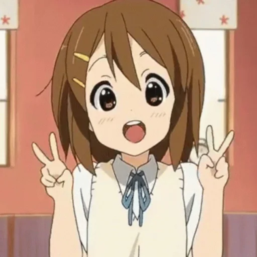 Sticker from the "yui Hirasawa" sticker pack