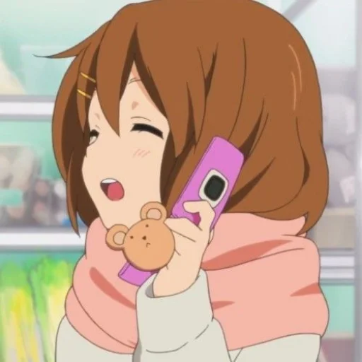 Стикер из набора "yui Hirasawa"