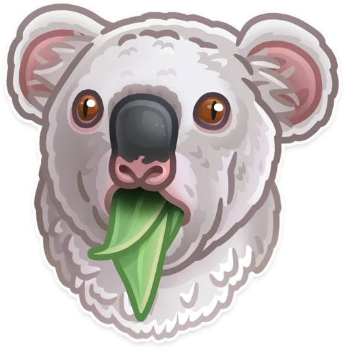 Sticker from the "Just zoo it!" sticker pack