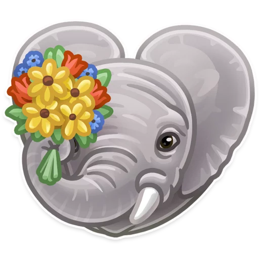 Sticker from the "Just zoo it!" sticker pack