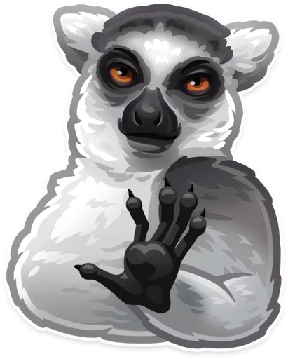 Sticker from the "Just zoo it!" sticker pack