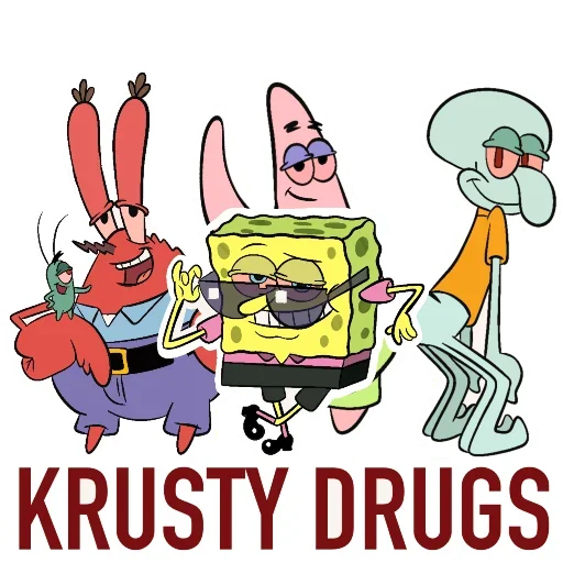 Стикер из набора "🚬🦀 Krusty Drugs🦀 🚬"