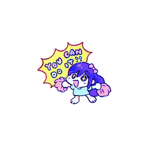 Sticker from the "some OMORI" sticker pack