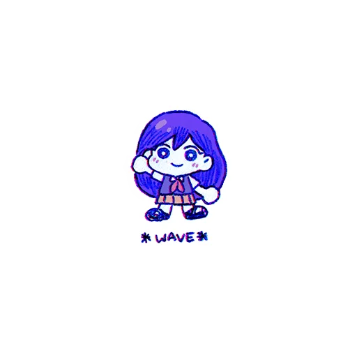 Sticker from the "some OMORI" sticker pack