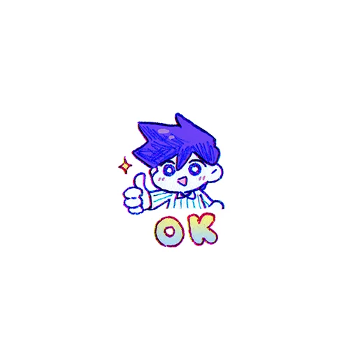 Sticker from the "some OMORI" sticker pack