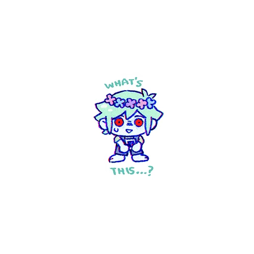 Sticker from the "some OMORI" sticker pack