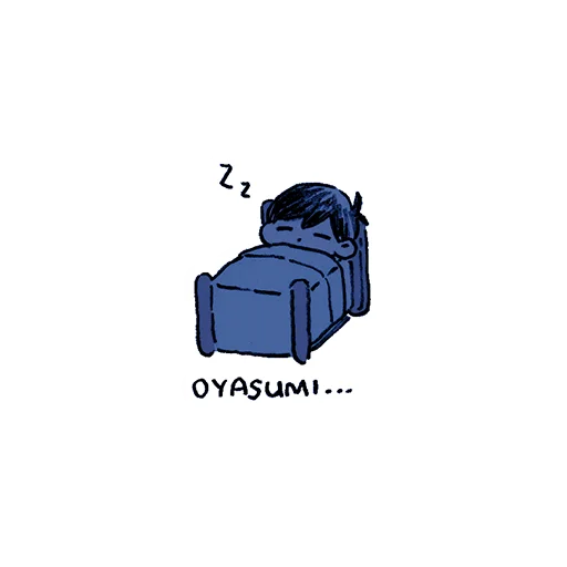 Sticker from the "some OMORI" sticker pack