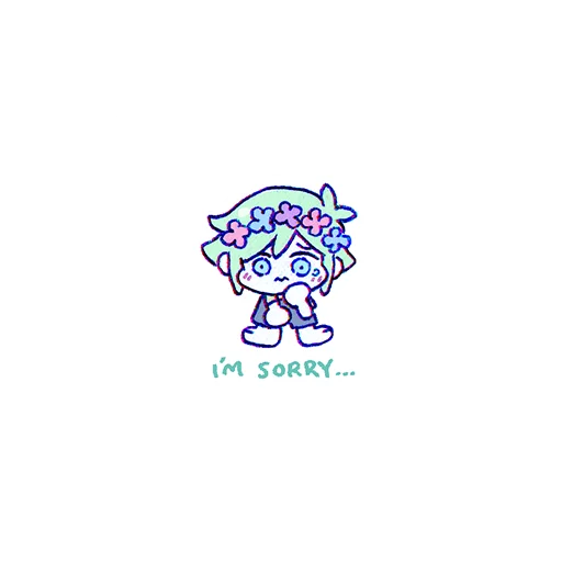 Sticker from the "some OMORI" sticker pack