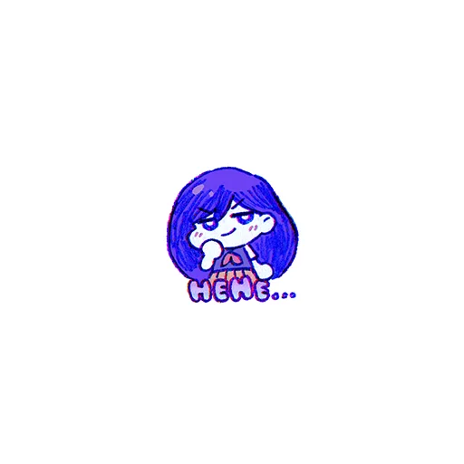 Sticker from the "some OMORI" sticker pack