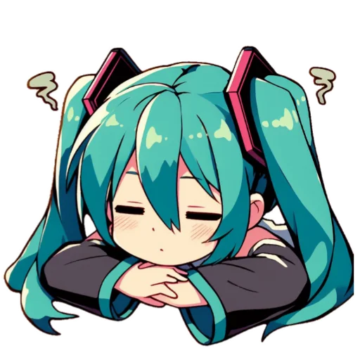 Sticker from the "Hatsune Miku" sticker pack